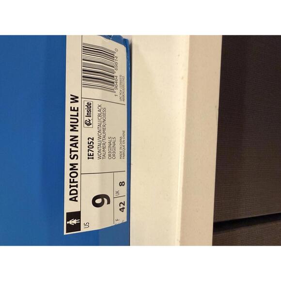 Adidas Adifoam Stan Smith Slip On Mules Clogs Taupe Tan Beige New 9 Women’s - Picture 5 of 5